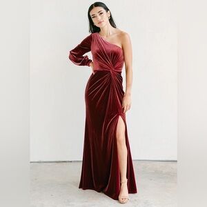 Revelry Aurora Velvet Bridesmaids Dress